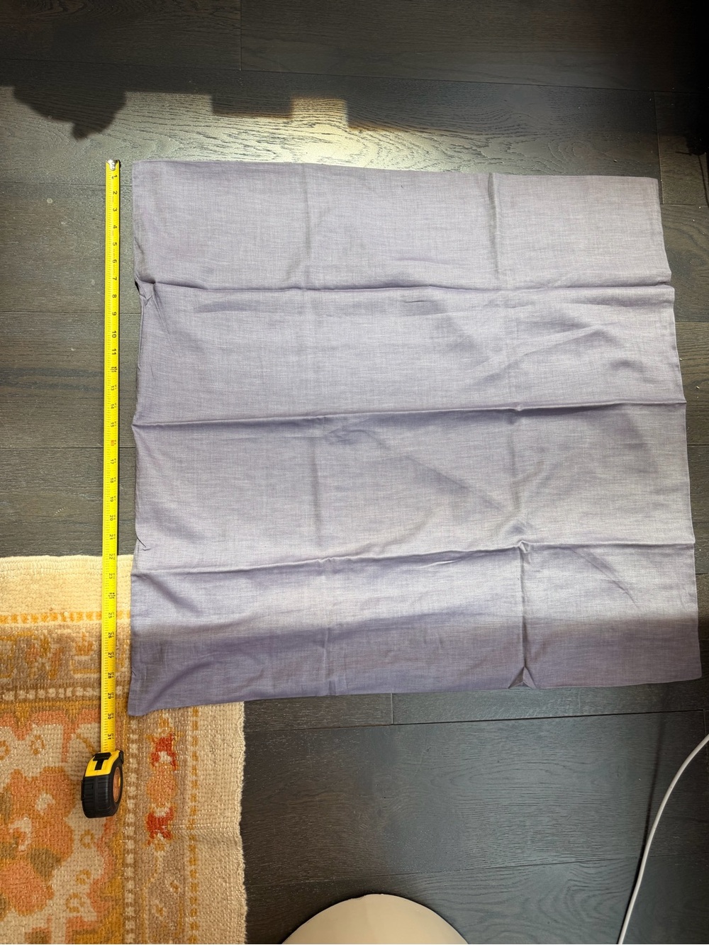 Set of Large Square Never Used Lavender Pillow Cases 30x30 - Picture 2 of 4